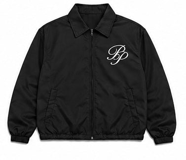 Black Collared Tracksuit Jacket